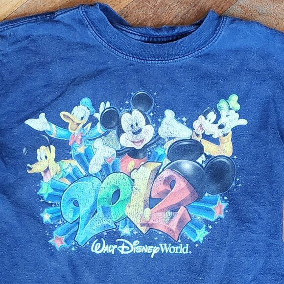 Disney World 2012 Toddler Navy T-Shirt Size XS - Picture 2 of 10